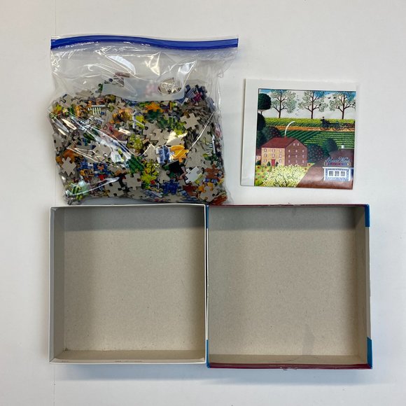 Charles Wysocki Prairie Wind Flowers Puzzle - Picture 7 of 7